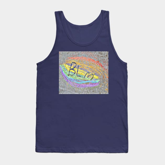 BLM Equality Chalk Street Art - Double Tank Top by Subversive-Ware 